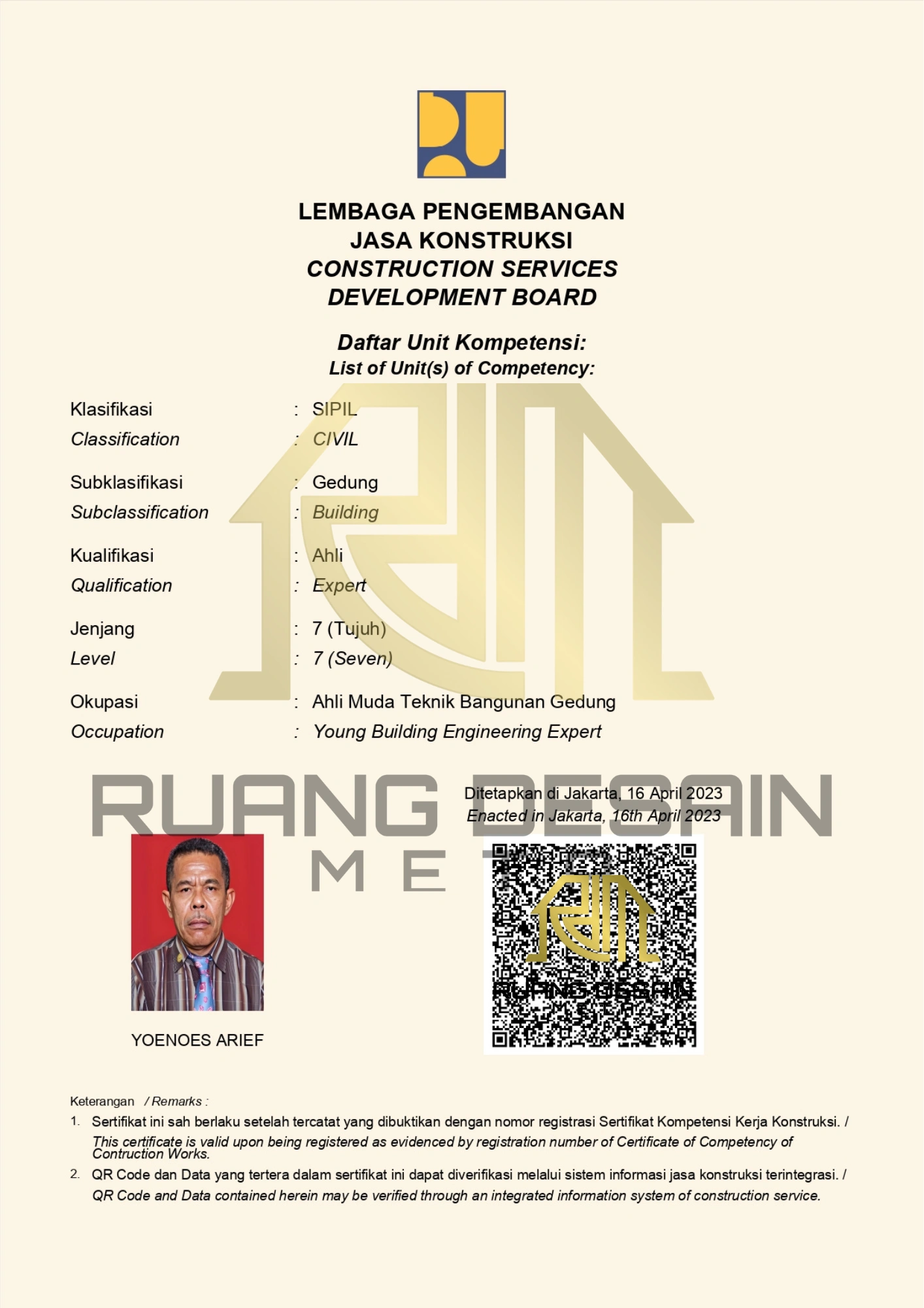 Sertifikasi SKK Teknik Bangunan Gedung Ahli Muda META ARSITEK - Gambar 2