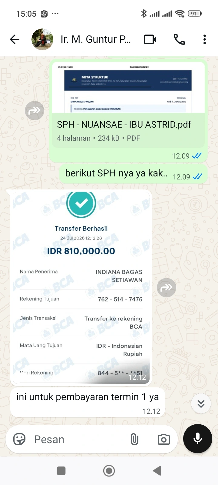 Bukti Chat WA 7